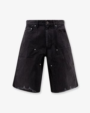 Tonywack Cotton Cargo Bermuda Shorts - White