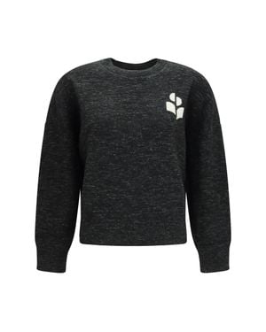 Isabel Marant Marant Etoile Atlee Cotton-Blend Jumper - Black