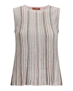 Missoni Sleeveless Ribbed Sequin Top - Multicolour
