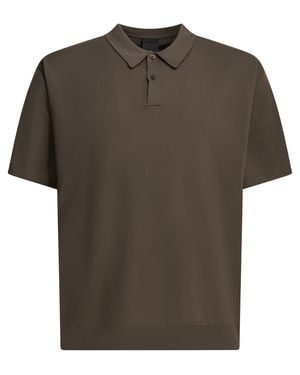 DAIWA PIER 39 "Tech Knit" Polo Shirt With Buttons - Green