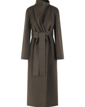 KHAITE Romare Wool Coat - Grey
