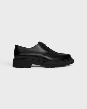 Celine Derby Rangers Lace Up Shoes - Black