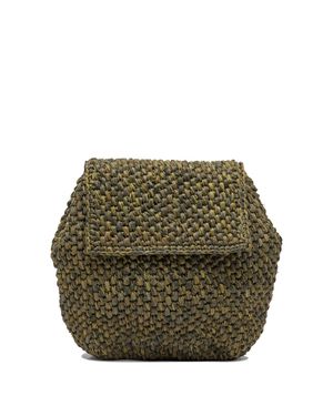 IBELIV Zazsavane Raffia Handbag - Green