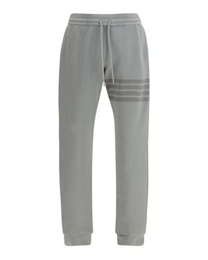 Thom Browne Cotton Joggers - Grey