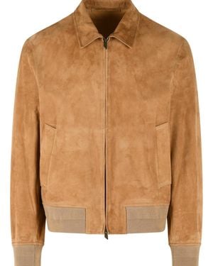 Salvatore Santoro Timberland Suede Jacket - Brown
