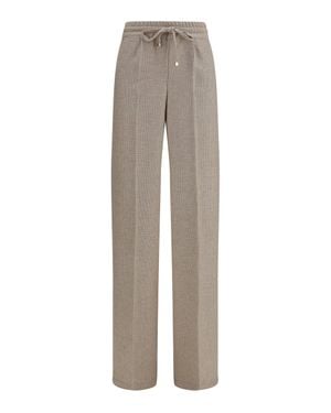 Kiton Cashmere Drawstring Trousers - Grey