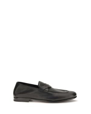 Tom Ford Gigi Loafers With Woven Strap - White