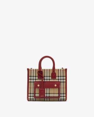 Burberry "Tote Freya" Small Handbag - Pink