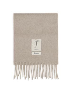 Jacquemus Cavallo Fringed Scarf - White