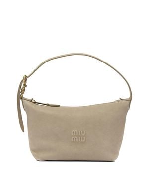 Miu Miu Leather Handbag Small - Brown