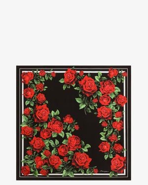 Dolce & Gabbana Dolce & Gabbana Silk Foulard - Red