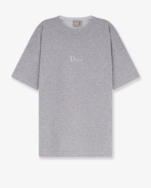 Dior Dior Knitted T-Shirt With Logo - Grey