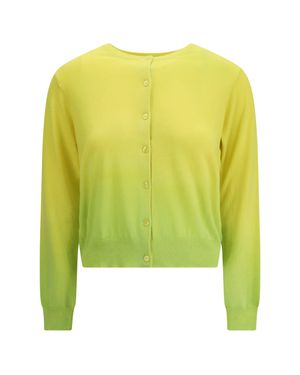 Mirror In The Sky Twin-Set Cardigan Brighton - Green