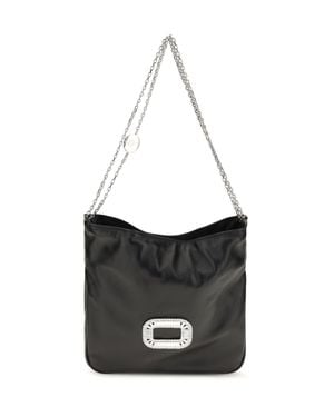 Roger Vivier Pilgrim Mini Handbag - White