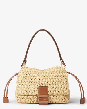 Fendi "Mamma Baguette" Small Shoulder Bag - Metallic