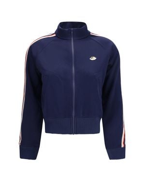 Fiorucci Cropped Sweatshirt Angels Patch - Blue