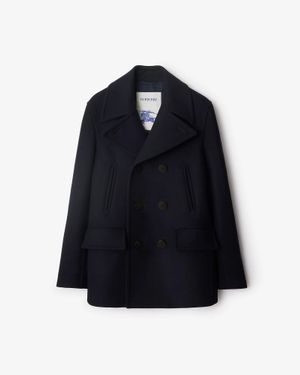 Burberry Pea Coat - Blue