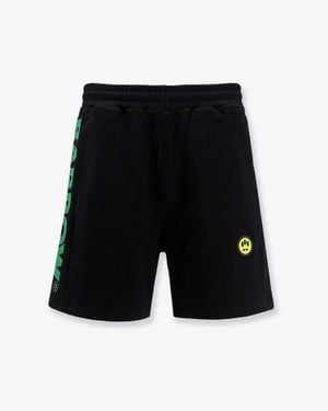Barrow Cotton Bermuda Shorts - Black