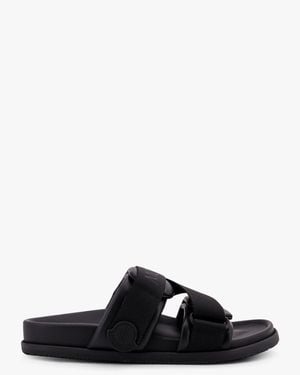 Moncler Sandals Pelle/Poliestere - Black