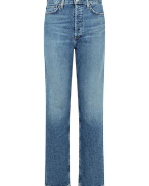 Agolde '90S Pinch Overcast Denim Jeans - Blue