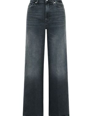7 For All Mankind Cotton Blend Jeans - Blue