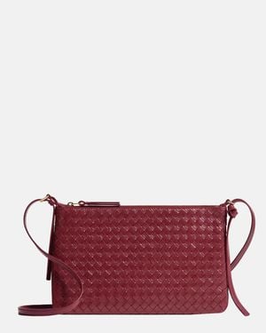 Bottega Veneta Gemelli Small Crossbody Bag - Red
