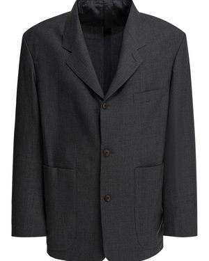 Beams Plus Wool Blazer Jackets And Coats - Black