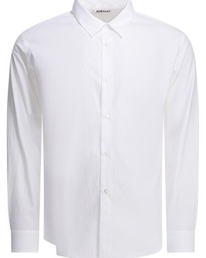 AURALEE Finx Twill Formal Shirt - White