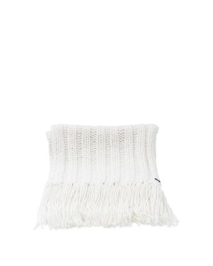 Fedeli Virgin Wool Scarf - White