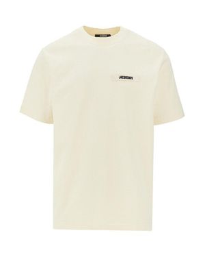 Jacquemus 'Gros Grain' T-Shirt - Natural