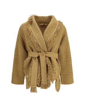 Alanui Cardigan Island Memories - Metallic