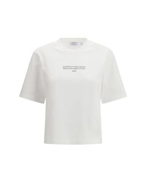Off-White c/o Virgil Abloh Made On Earth, Designed On A Plane T-Shirt - White