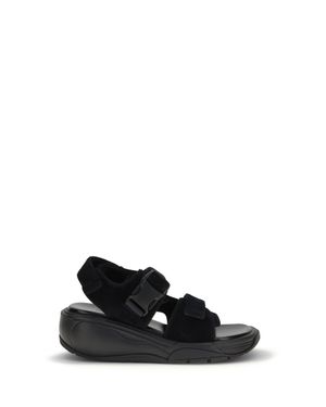 Phoebe Philo Sandals Pace Runner Suede - White