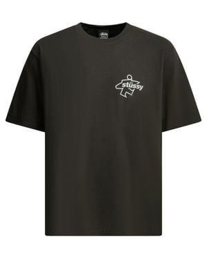 Stussy Cotton T-Shirt - Black