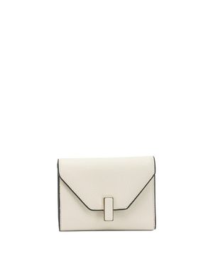 Valextra "Isis Trifold" Wallet - White