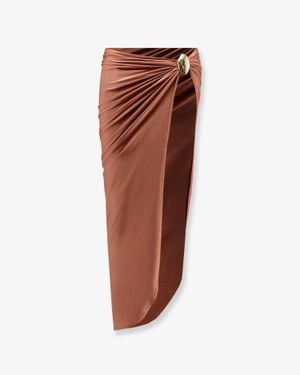 PATBO Golden Dune Lycra Skirt - Brown