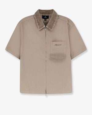 Represent Cotton Ramona Zipped Shirt - Natural