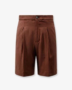 Hevò Bermuda Shorts Torre Lapillo - Brown