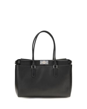 Fendi Peekaboo Small Tote Bag - Black
