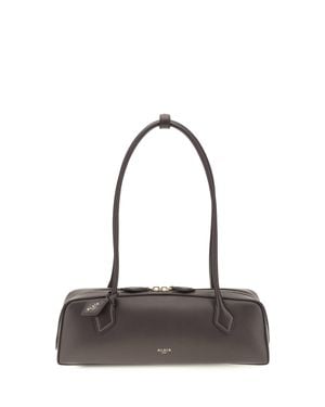 Alaïa Alaïa Small Le Teckel Shoulder Bag - White