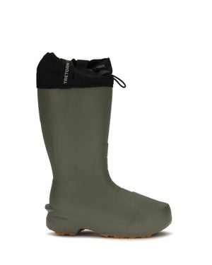 Tretorn Nalo Rubber Ankle Boots Smokey - Green