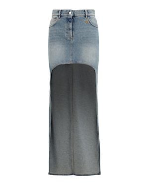 Courreges Skirt, Denim Circle - Grey
