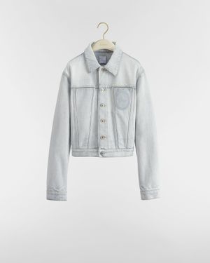 Dior Médaillon" Denim Jacket - White
