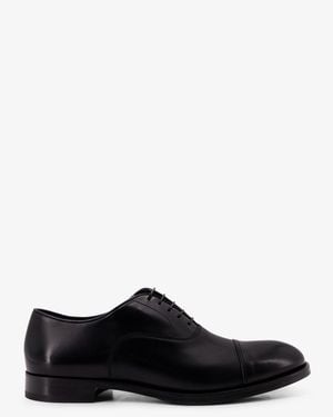 Doucal's Leather Lace-Up Shoes - White