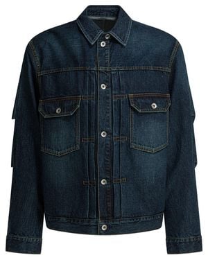 Sacai Jackets & Coats Jackets And Coats - Blue