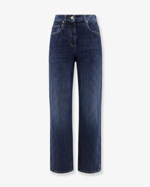 Brunello Cucinelli The Wide Barrel -Full Lenght Jeans - Blue