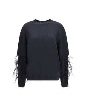 DARKPARK Troy Double-Sleeve Feather Top - Blue