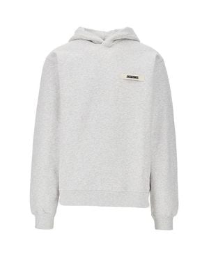 Jacquemus Gros Grain Hoodie - White