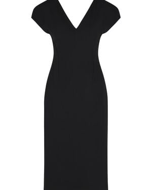 Jil Sander Virgin Wool Midi Dress - Black