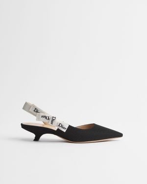 Dior "J'A 35Mm" Slingback Court Shoes - White